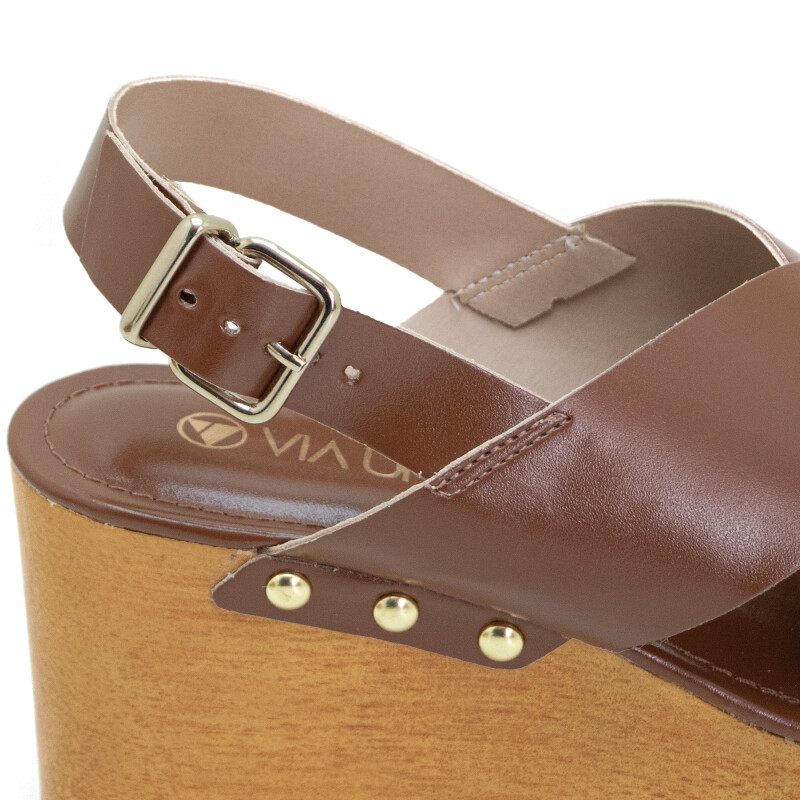 Sandalias VIA UNO de Mujer - 946002 Caramelo