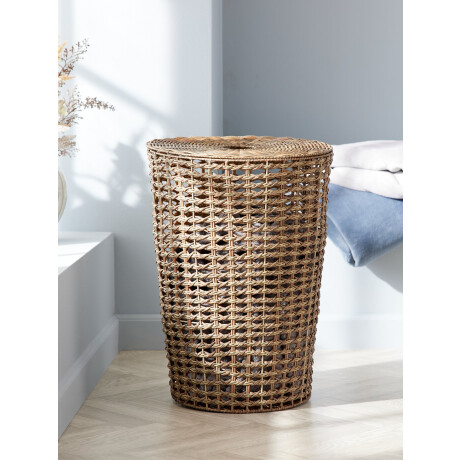 Cesta Para Ropa Curt Ø40Xa55Cm Con Tapa