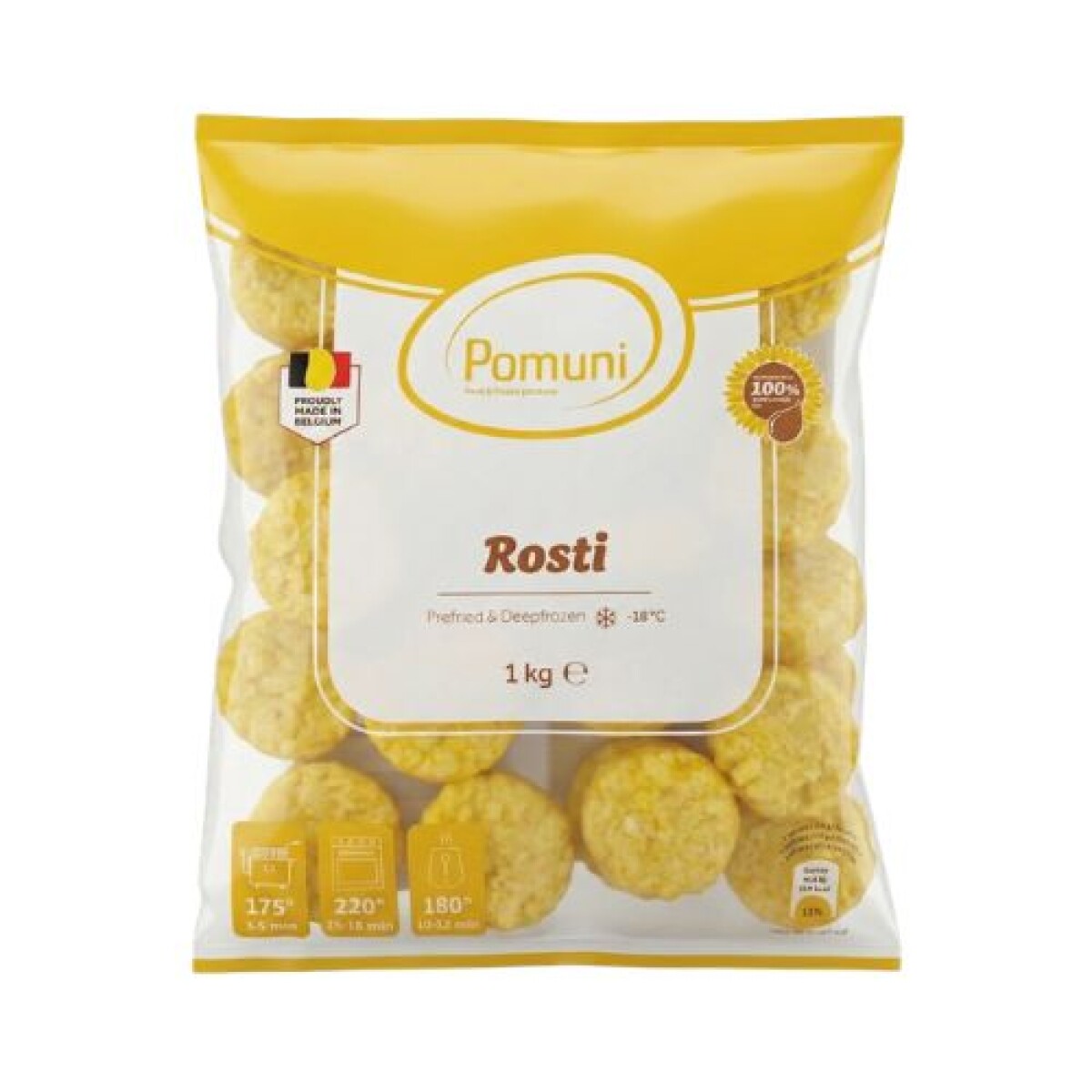 Papas rosti Pomuni - 1 kg 