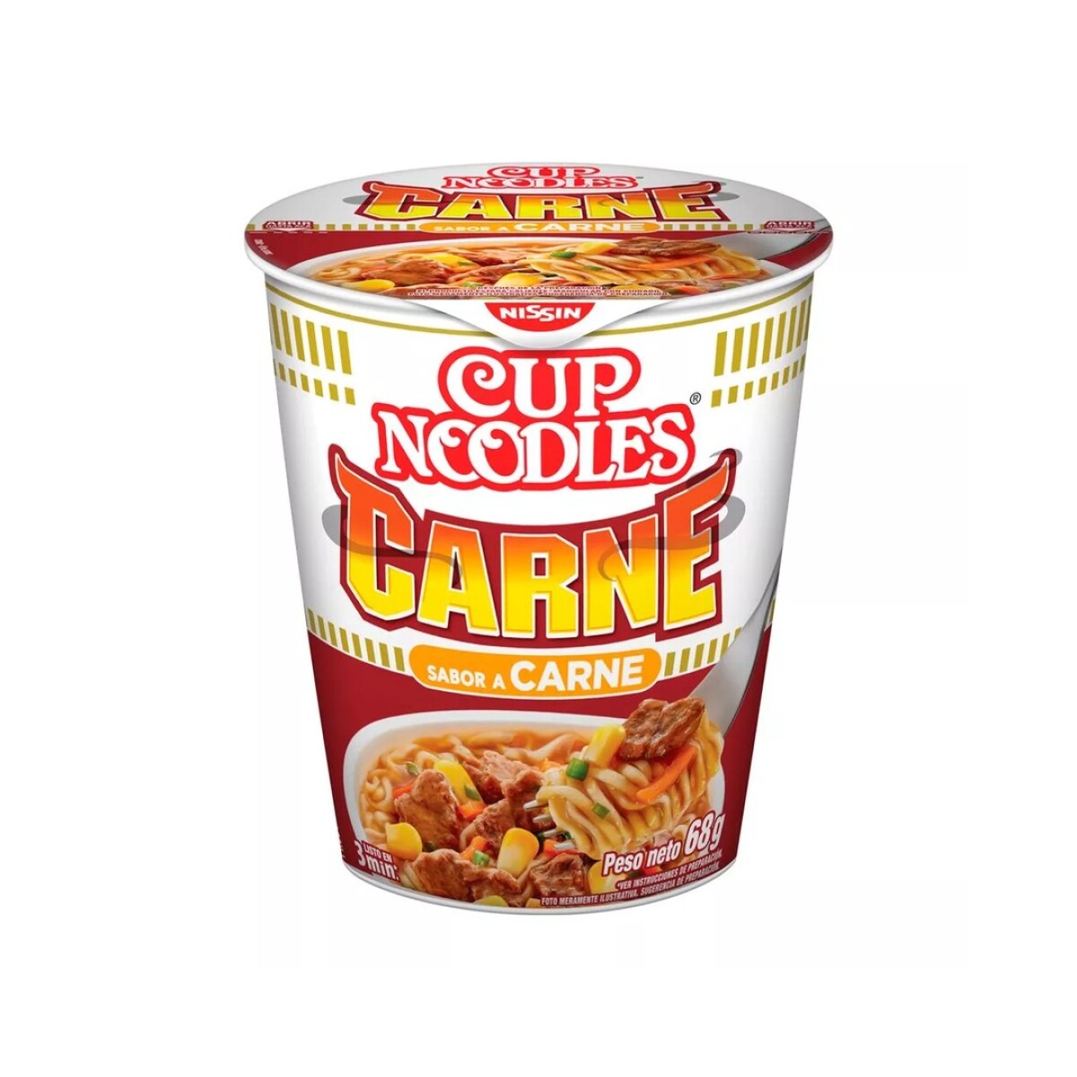 NISSIN FIDEO NOODLES CARNE 69G 