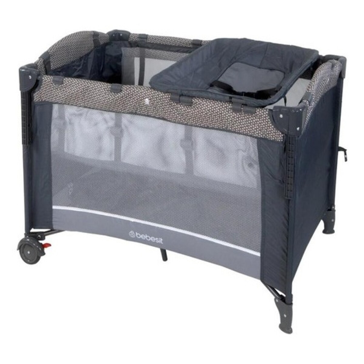 Practicuna Bebesit Sleep colecho cambiador desmontable con bolso - Gris 