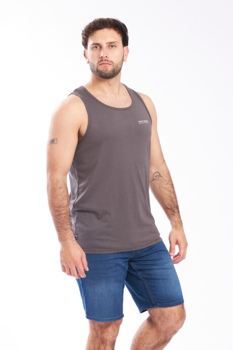MUSCULOSA CAMBA DIXIE Gris Oscuro