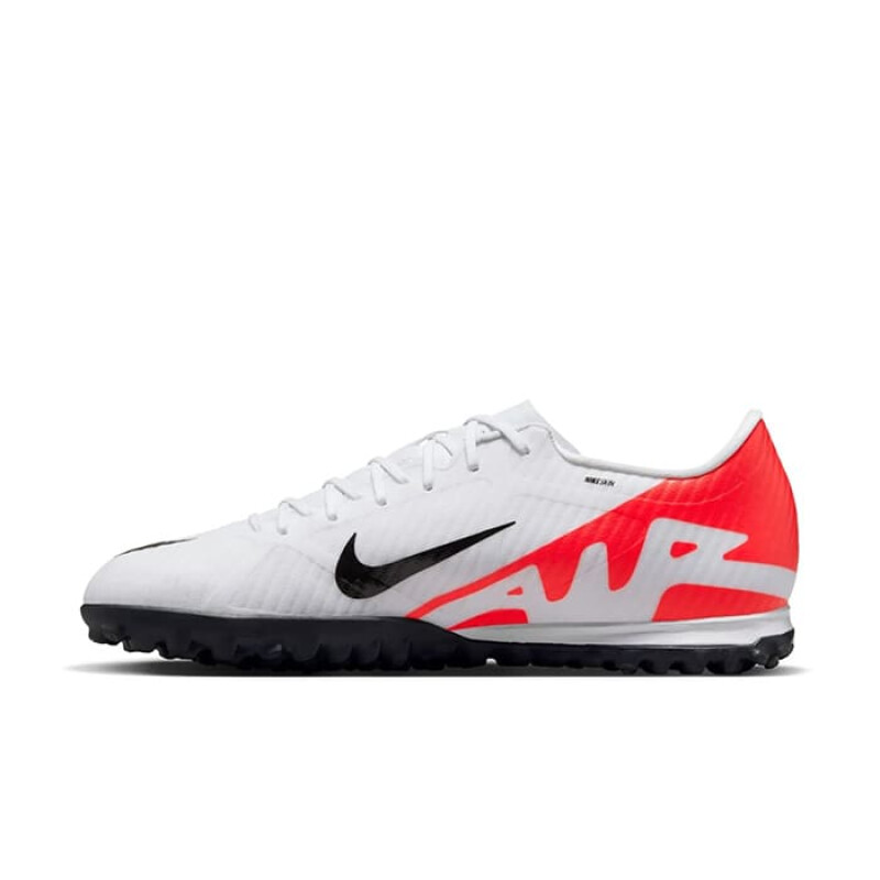 Championes Nike de Fútbol 5 Zoom Vapor 15 - DJ5635-600 Blanco-rojo