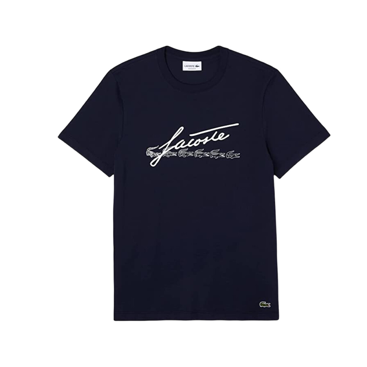 REMERA LACOSTE SIGNATURE AND CROCODILE - 166 