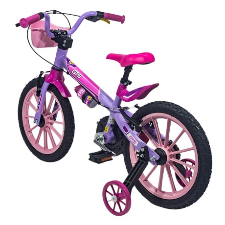 Bicicleta De Paseo GTs ARO16GTS Rodado 16 Con Cantimplora Ub VIOLETA