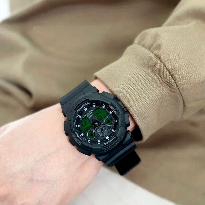 Reloj G-Shock Casio para Hombre GA-100BEG-1ADR Reloj G-Shock Casio para Hombre GA-100BEG-1ADR