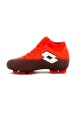 ZAPATO DE FUTBOL CANCHA LOTTO NIÑO MODELO PERUGIA Rojo