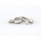 Dije Oro Blanco 18 K Y Brillantes Dije Oro Blanco 18 K Y Brillantes