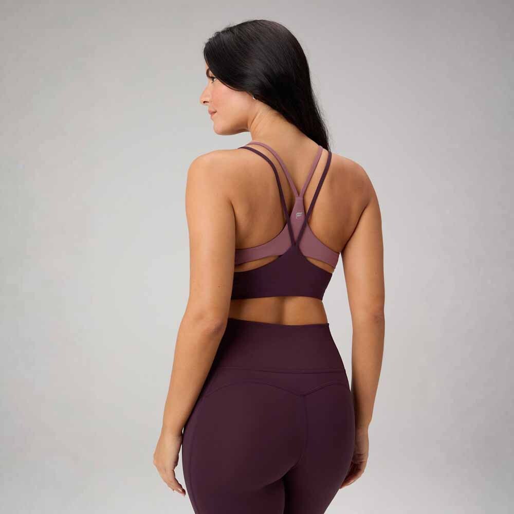 Bra Principal Low Impact Mujer Oxblood/mushroom Mauve