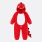 Pijama Disfraz Infantil Dinosaurio Rojo