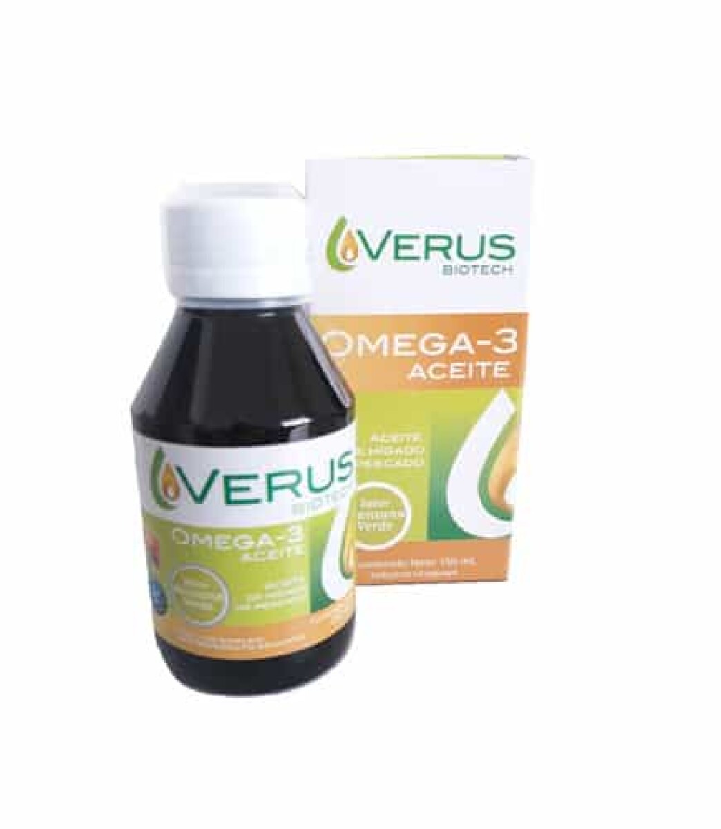 Verus Omega 3 Aceite Sabor Manzana 150ml 