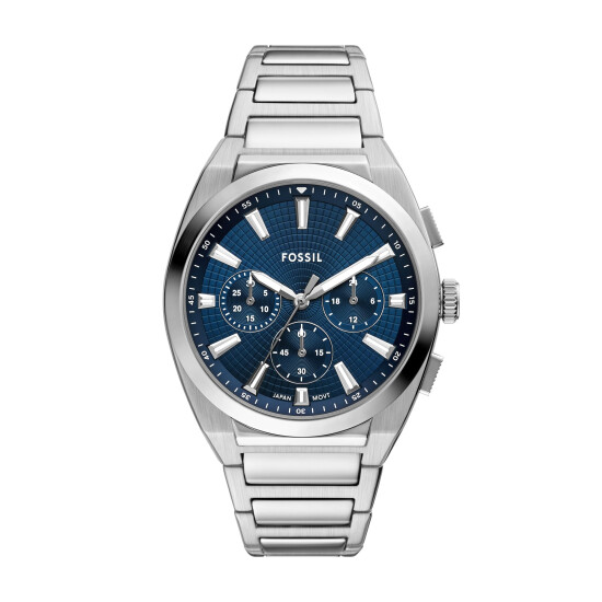 Reloj FOSSIL EVEREST Acero Plateado Esfera 42mm 0