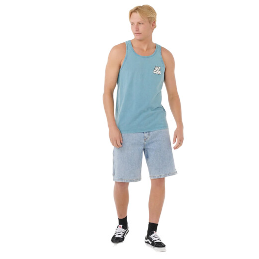 Musculosa Rip Curl Raw Energy Bubble - Celeste Musculosa Rip Curl Raw Energy Bubble - Celeste