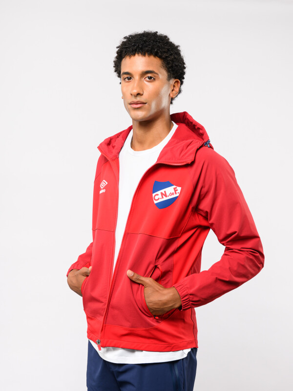 Campera Summit Nacional Hombre Beige, ordeaux, Rojo