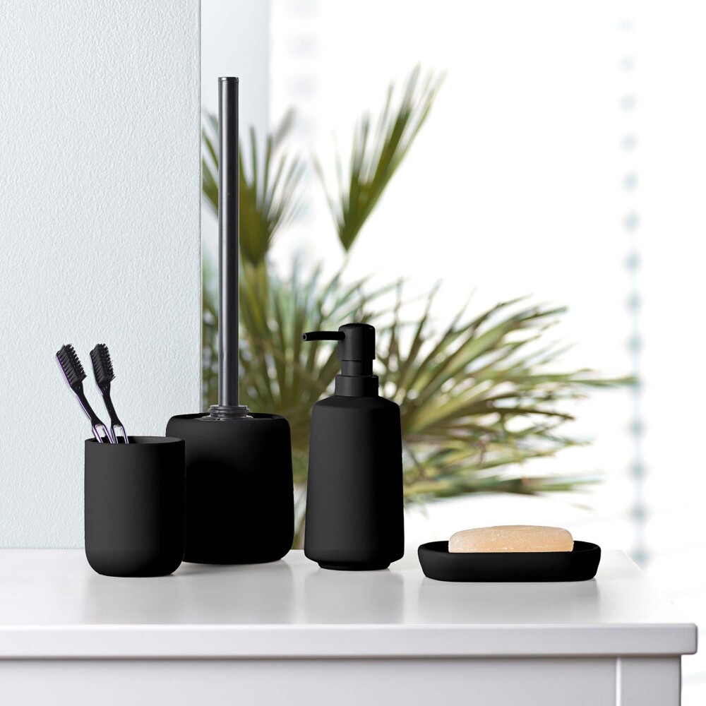 CERALIA CERAMICA NEGRO DISPENSADOR JABÓN