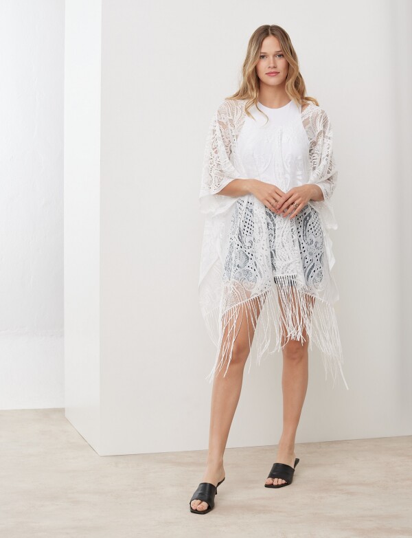 Kaftan Encaje CRUDO