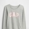 V-FRCH LS LOGO TEE HEATHER GREY