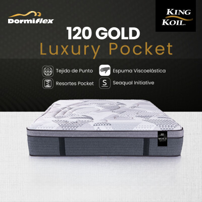 Colchón 120 Luxury Pocket King 180x200