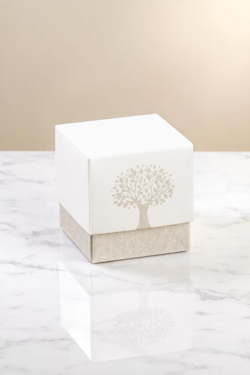 Caja fleur 5x5x5 cm. - ALBERO VITA 