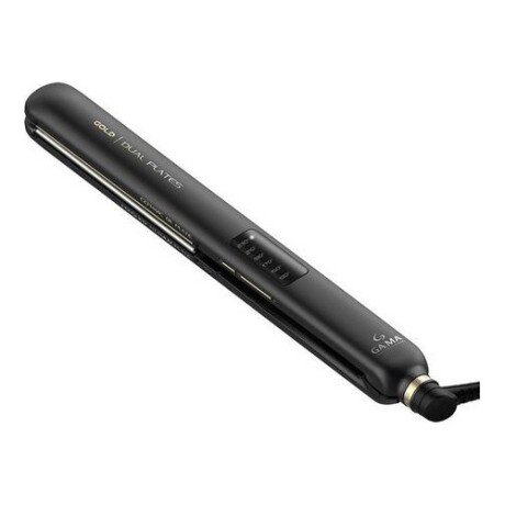Planchita de pelo GAMA Led Dual Plate Gold Negro