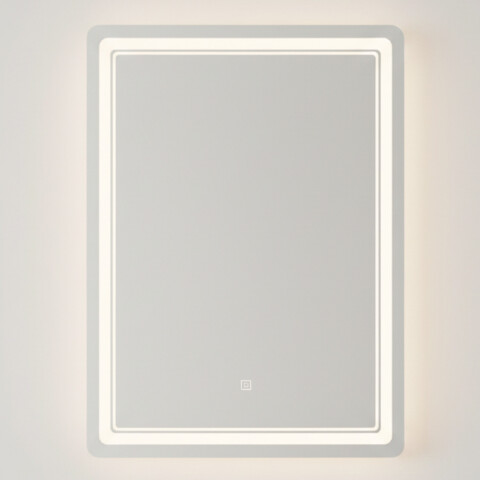 Espejo Rectangular Baño Táctil 3 Modos Retroiluminado 80X60 Rectangular