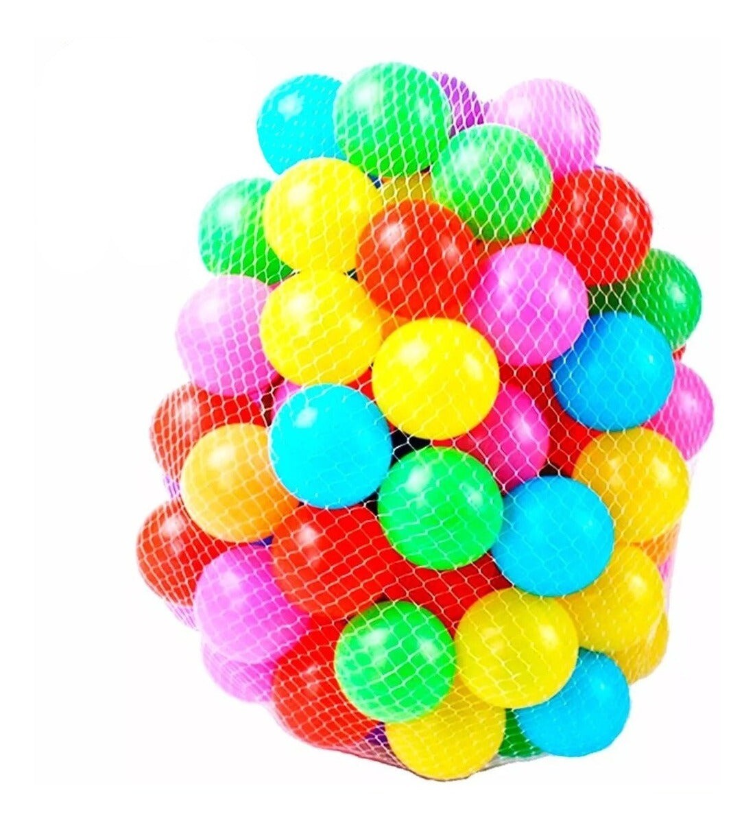 Set 50 Pelotas Pelotero Grandes 7.5cm Brillantes+ Red - Jug015001 