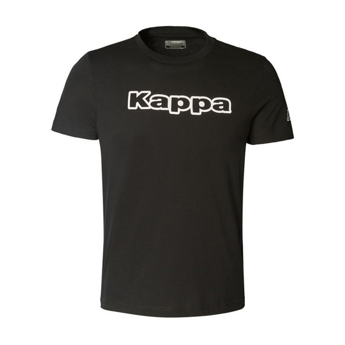 Remera Kappa Logo Fromen Slim - Negro 
