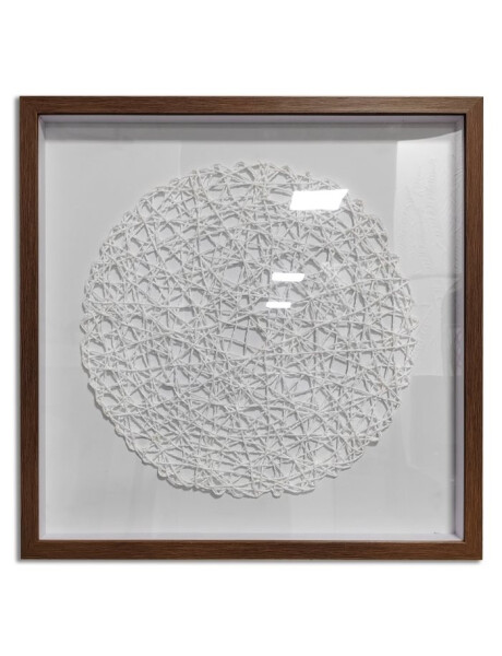 CUADRO CANVAS 50x50cm MANDALA BLANCO CUADRO CANVAS 50x50cm MANDALA BLANCO