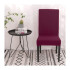 Funda Cubre Sillas Universal Comedor Elastizada Lavable X6 Variante Color Rojo Oscuro 1