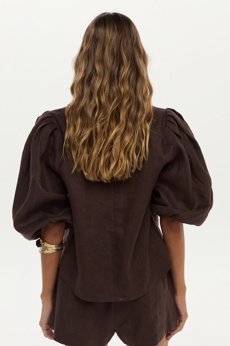 Camisa Eli Chocolate