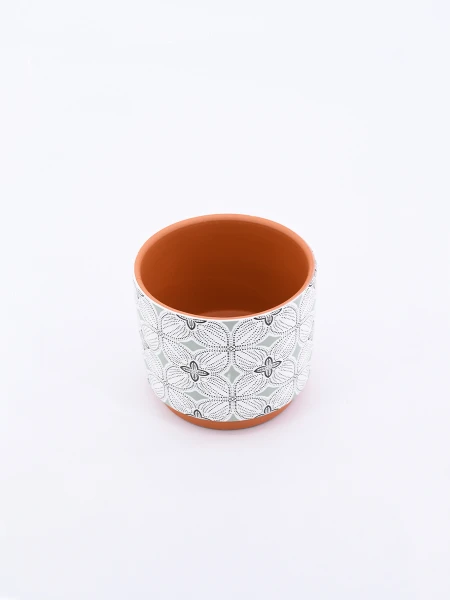 MACETA ARABESQUE ESTAMPADO 1