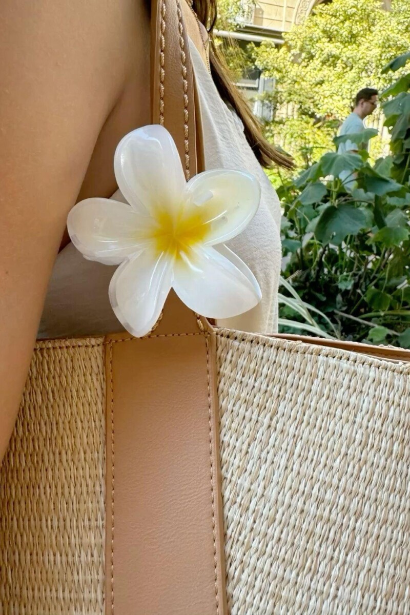 Broche de Pelo Hibisco / Blanco Broche De Pelo Hibisco / Blanco