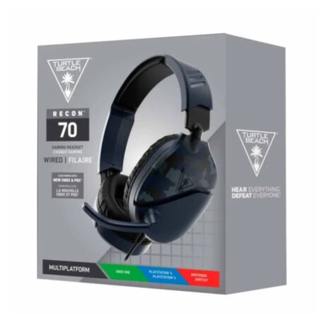 Auriculares Headset Turtle Beach Recon 70 Camuflado Azul