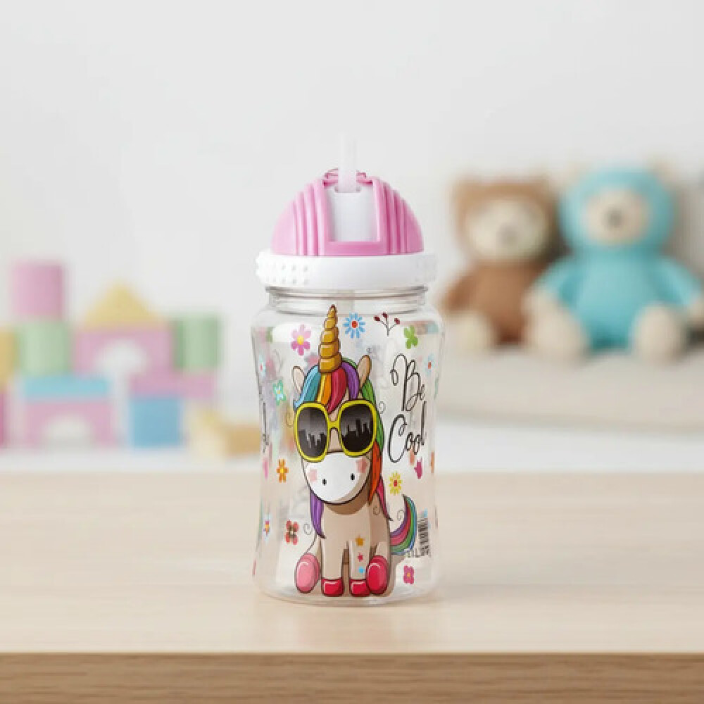 Botella infantil con sorbete QLUX IDEAS Botella infantil con sorbete QLUX IDEAS