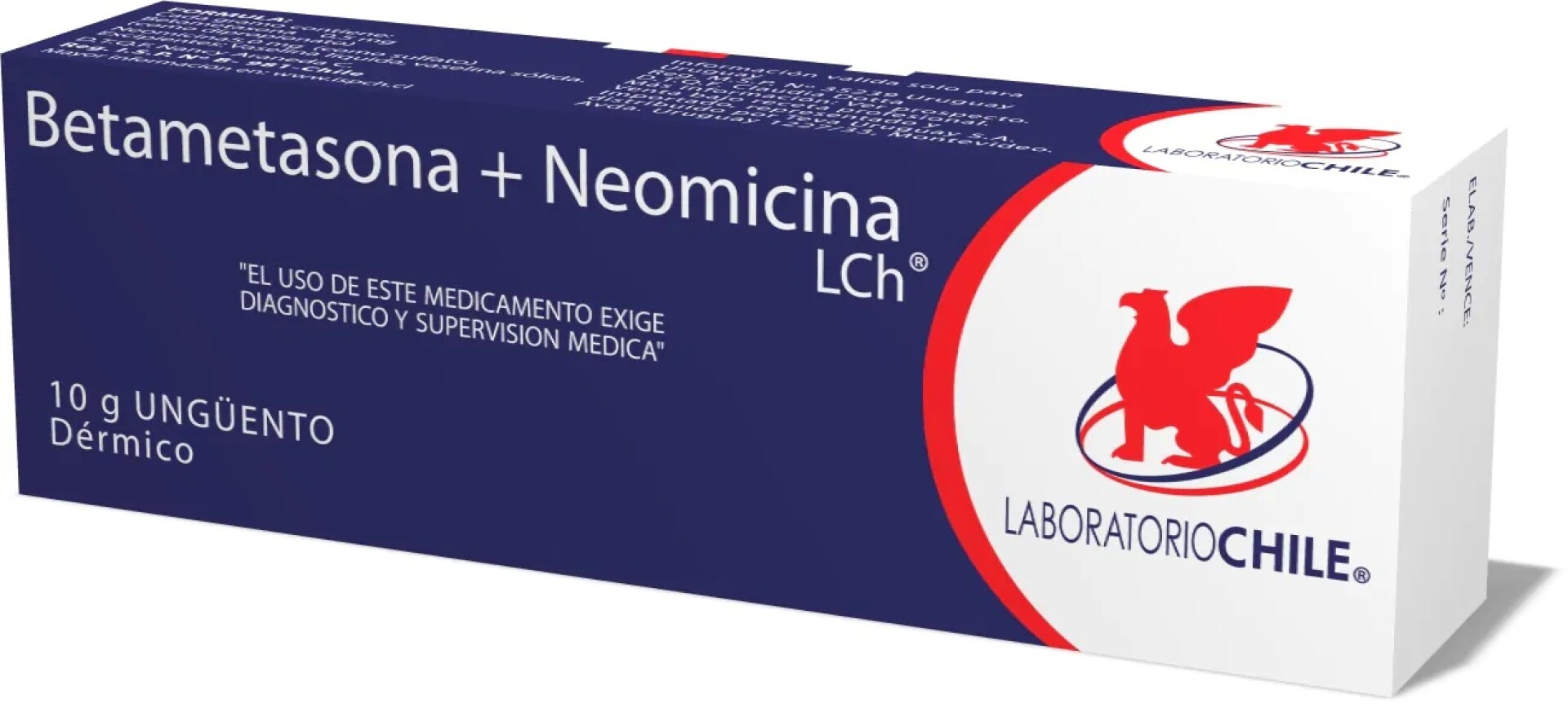 Betametasona + Neomicina Ungüento 10g 