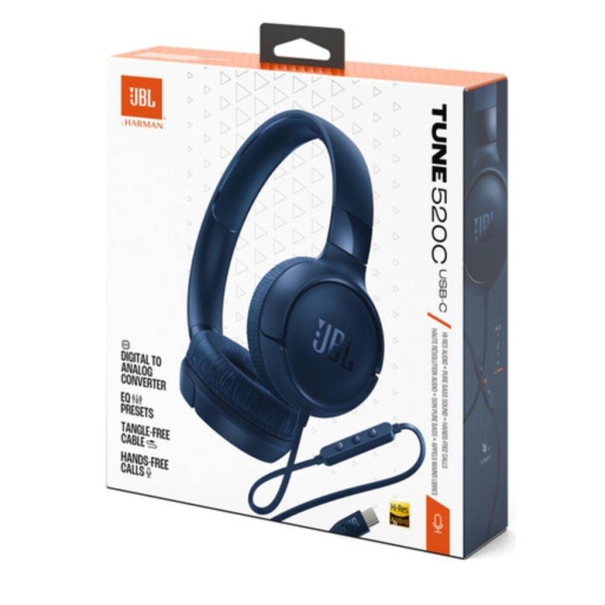 Manos Libres Tune 520C - Tipo C - Azul - JBLT520CBLUAM - JBL - LILA 