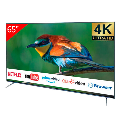 Smart Tv Aiwa 65'' Dled 4k 60hz Isdbt Linux Comando De Voz 001