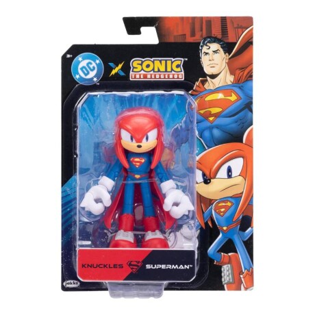 Figura DC x Sonic The Hedgehog - Knuckles as Superman - 13cm Figura DC x Sonic The Hedgehog - Knuckles as Superman - 13cm