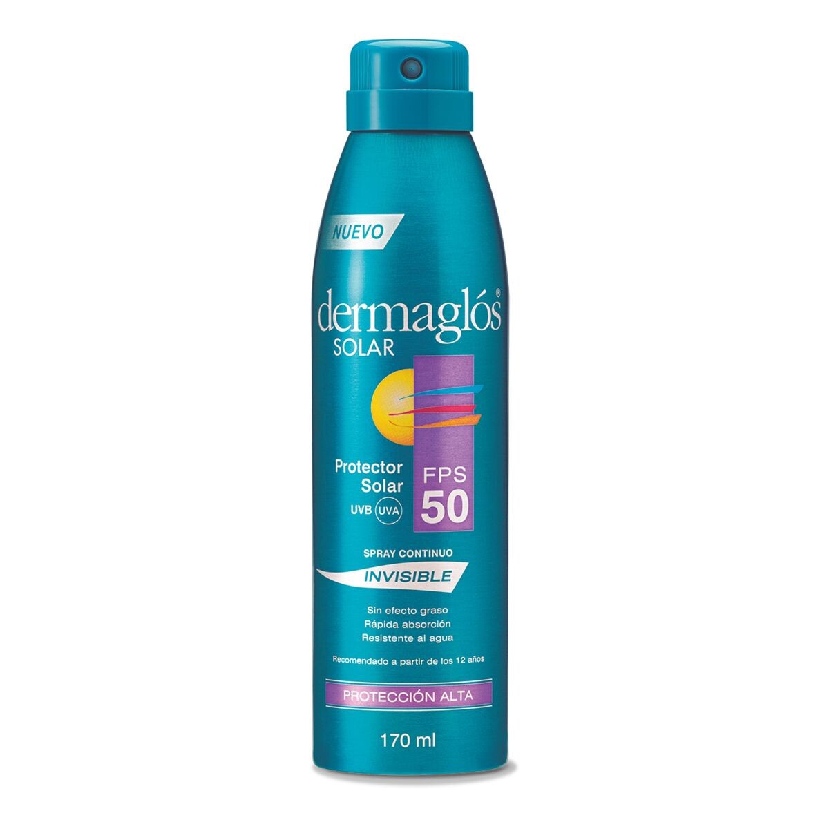 DERMAGLOS SOLAR FPS50 SPRAY CONTINUO INV 