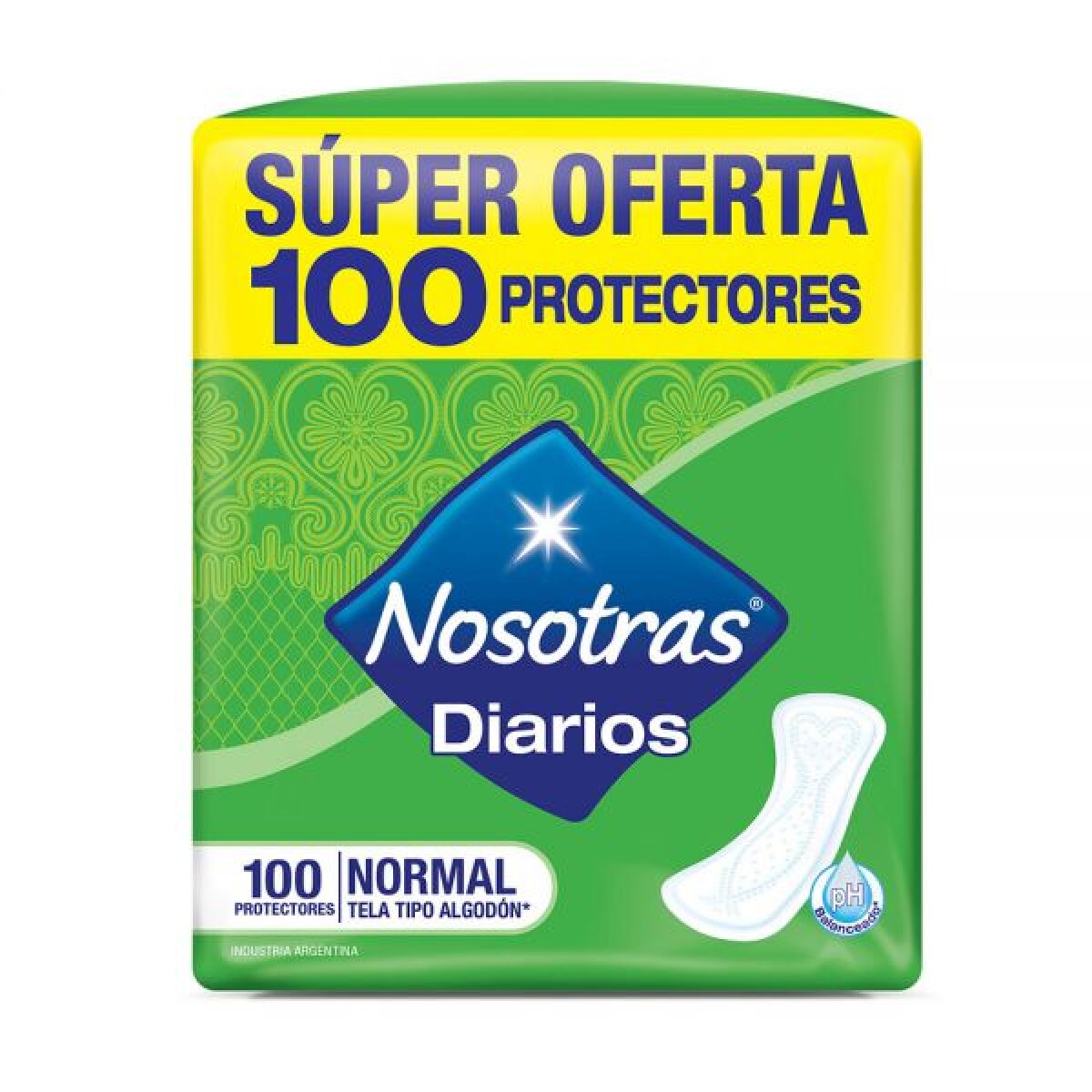 Protectores Diarios Nosotras Normal 100 Unidades 