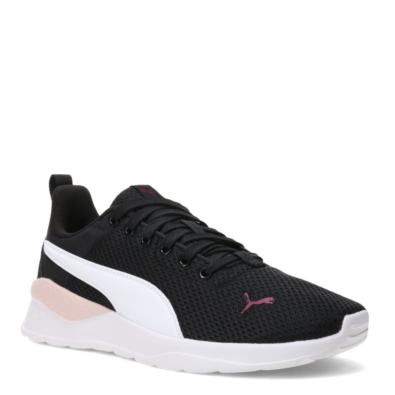 Championes de Mujer Puma Anzarun Lite Negro - Blanco - Rosado Claro