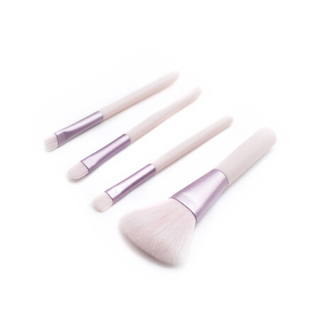 Set de brochas maquillaje 4 pcs Rosa