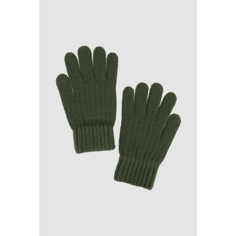 Guantes polar basic Verde mili/esmeralda