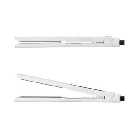 Planchita de pelo Marvo 45W con placas de óxido de titanio Blanco