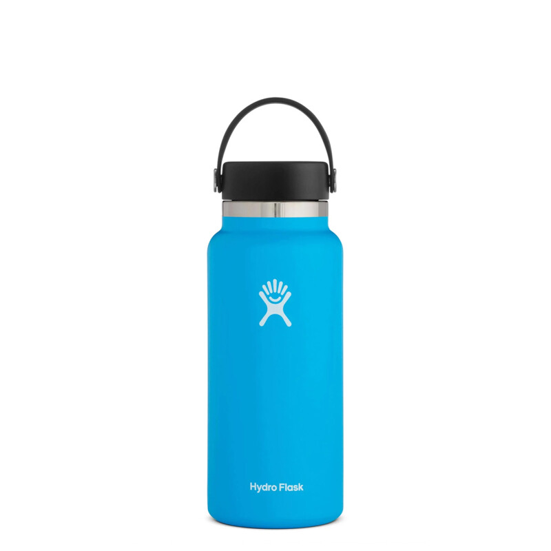Botella Hydro Flask 32 Oz Wide Mouth Flex Cap - Celeste Botella Hydro Flask 32 Oz Wide Mouth Flex Cap - Celeste