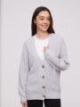 Cardigan Ahualoa Gris Melange