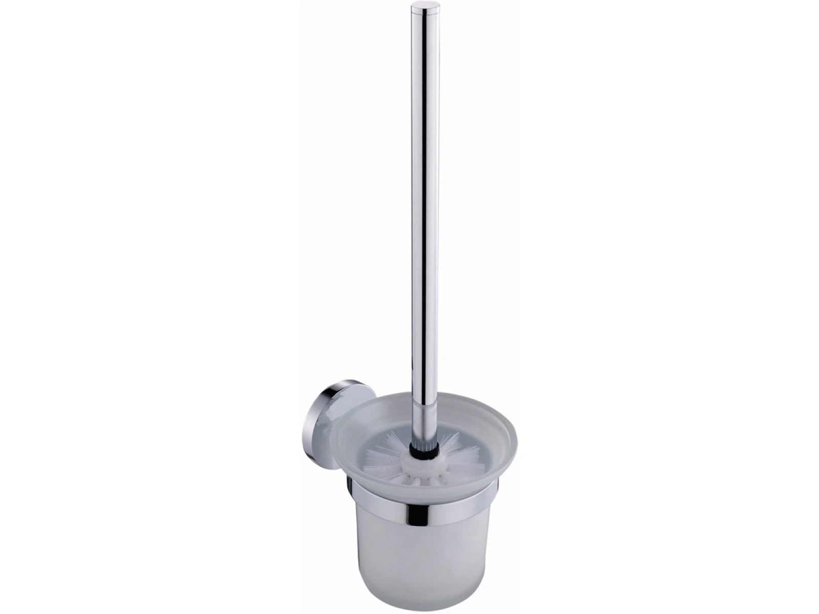 Cepillo De Colgar Cromado Para Inodoro 37.3X11.5Cm 