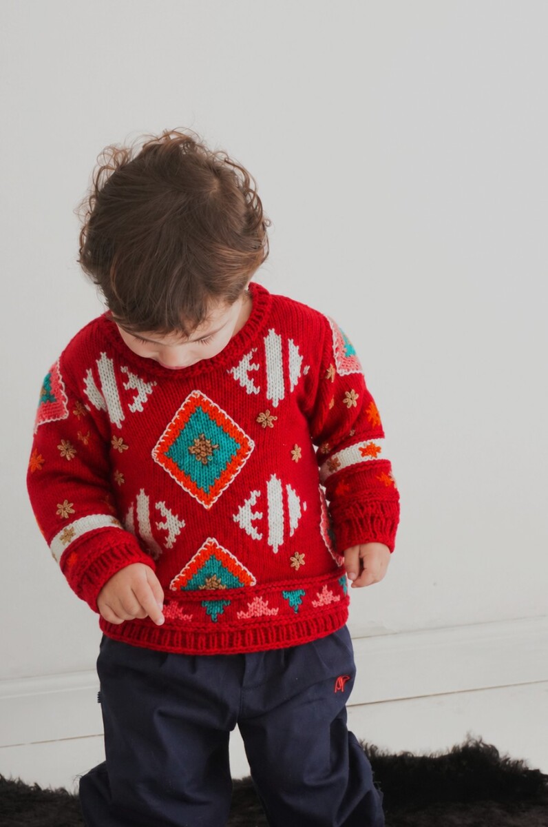 Mini Gitano Lana - Base Rojo 