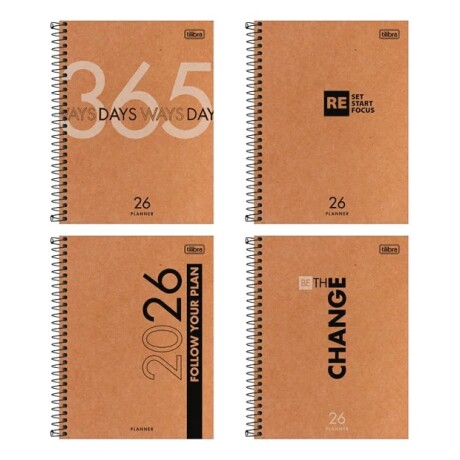 Agenda Tilibra 2026 Kraftwork Diseño 2