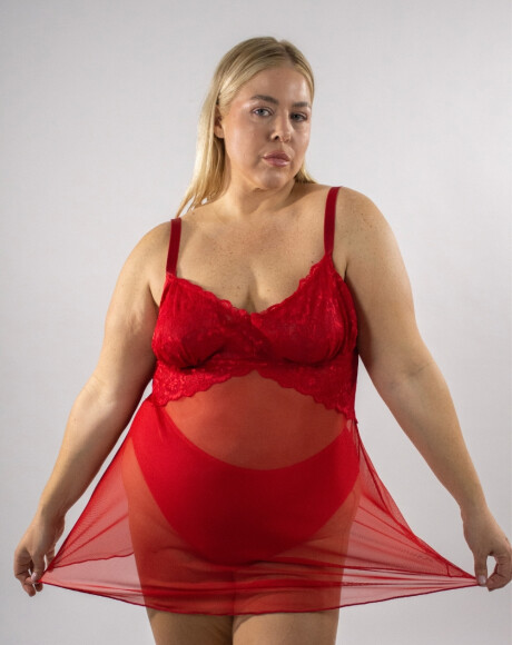 Babydoll Ámbar Rojo